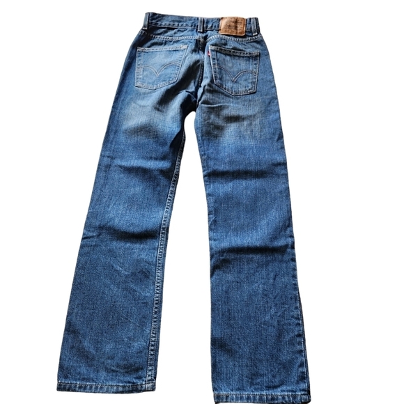 Levi's  514 slim straight blue denim Jean pants 26x26.5 - Picture 6 of 8